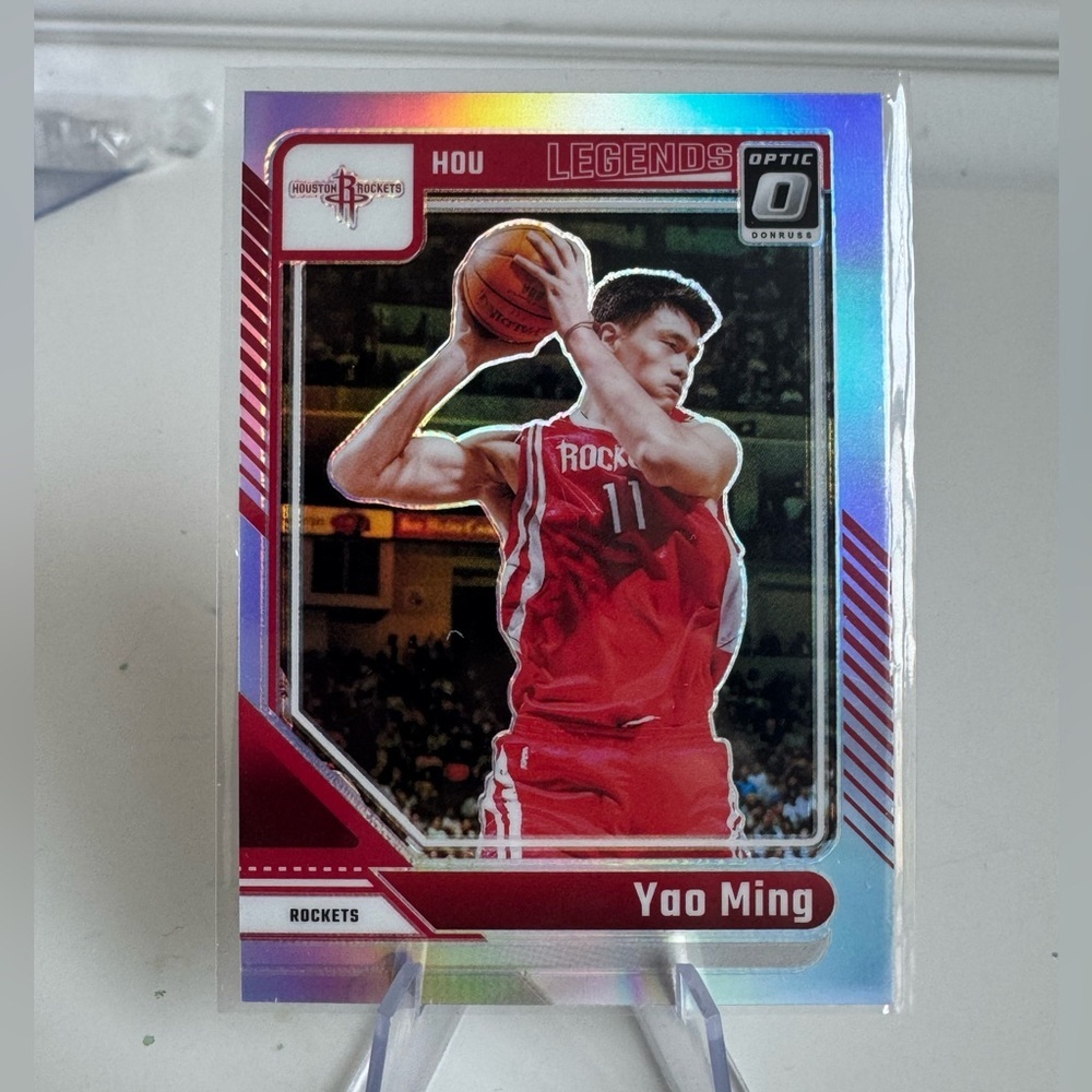 2024 2025 Panini Donruss Optic Prizm Yao Ming Legends. Mint condition